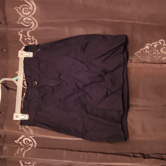 Black Skirt with Ruffled Top - Picture 1 of 2